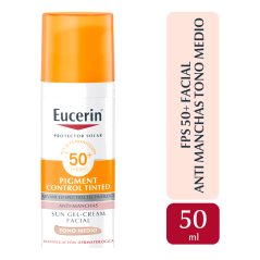 EUCERIN TONO MEDIO FPS50+ ANTPIGMENT TINTED X 50 ML