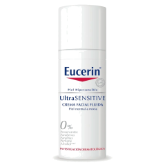 EUCERIN ULTRASENSITIVE CRE FACIAL FLUIDA NORMAL A MIXTA  X 50 ML