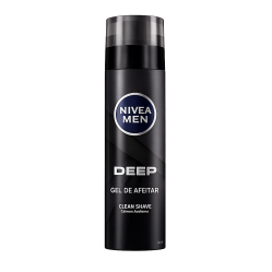 NIVEA DEEP GEL DE AFEITAR 200 ML CARBON