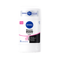 NIVEA DEO BARRA MUJER BLACK & WHITE CLEAR X 53 GR