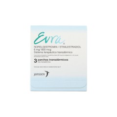 Evra Norelgestromin / Etinilestradiol 3 Parches Transdérmicos