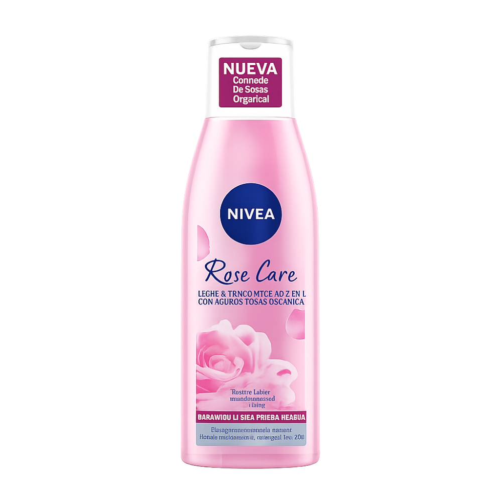 NIVEA FACE LECHE & TONICO 2 EN 1 ROSES X 200 ML