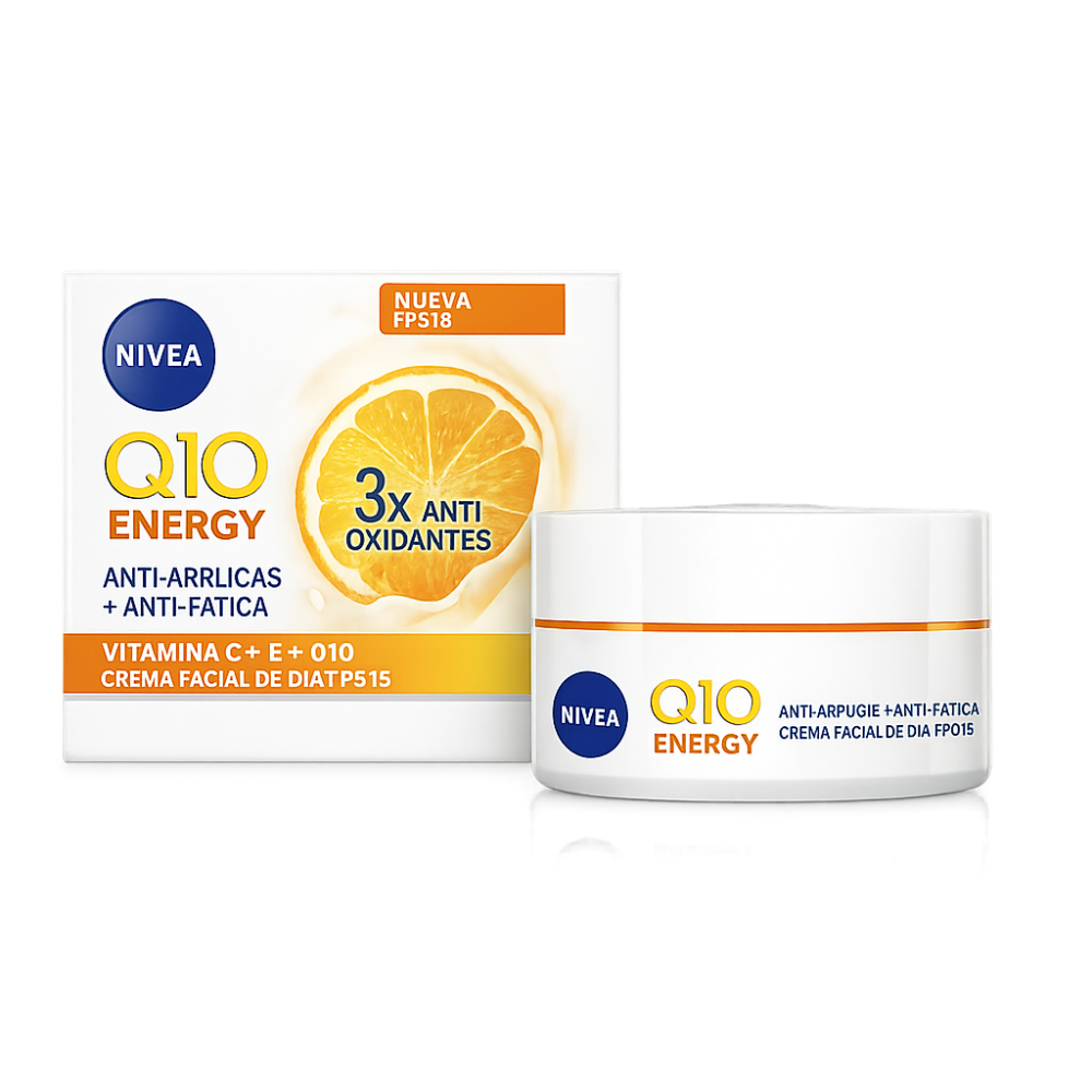 NIVEA FACE Q10 + C ENERGY DAY FPS15 X 50 ML