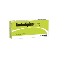 Amlodipino (B) 5mg 30 Comprimidos