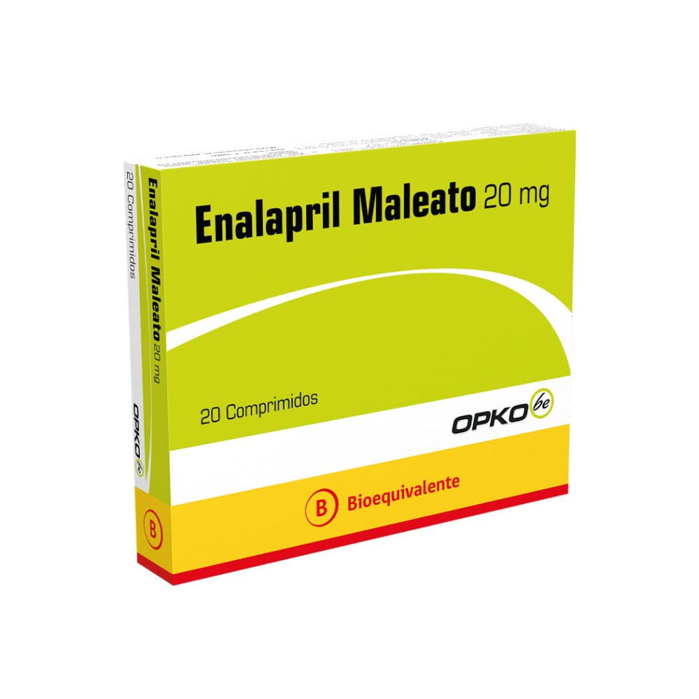 Enalapril (B) 20mg 20 Comprimidos