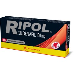 Ripol (B) Sildenafil 100mg 10 Comprimidos Recubiertos