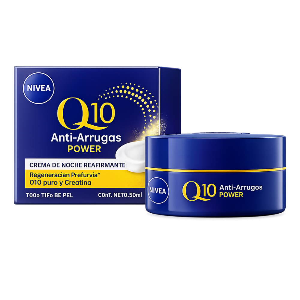 NIVEA FACE Q10 PLUS ANTIARRUGAS NOCHE CRE X 50 ML