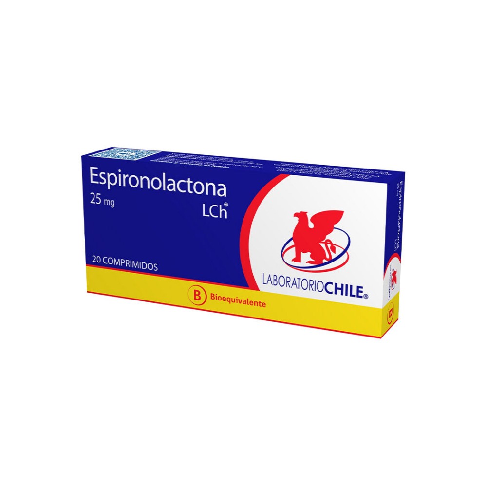 Espironolactona (B) 25mg 20 Comprimidos